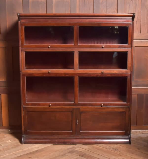 Mahogany Double Sectional Bookcase SAI2529 Antique Bookcases 15