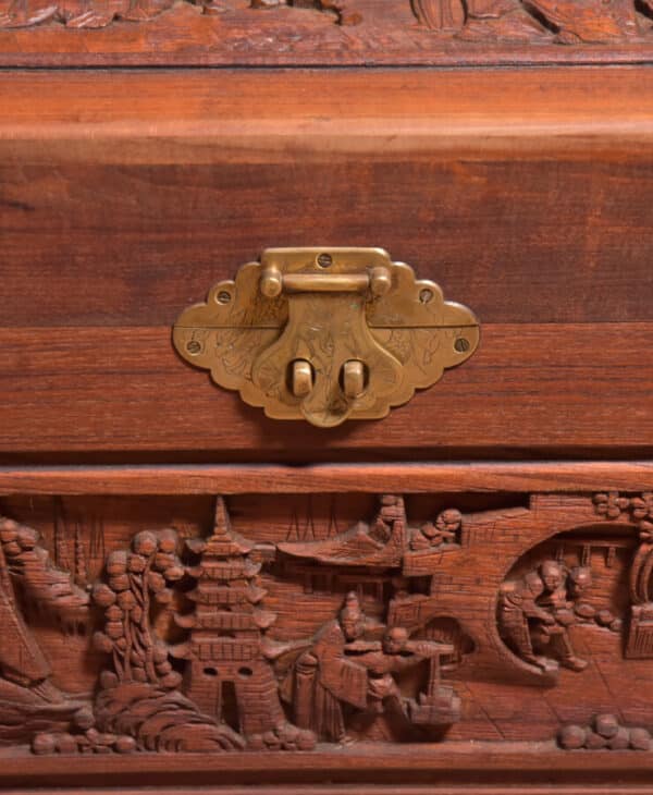 Chinese Camphor Wood Blanket / Storage Box SAI2525 Antique Chests 7