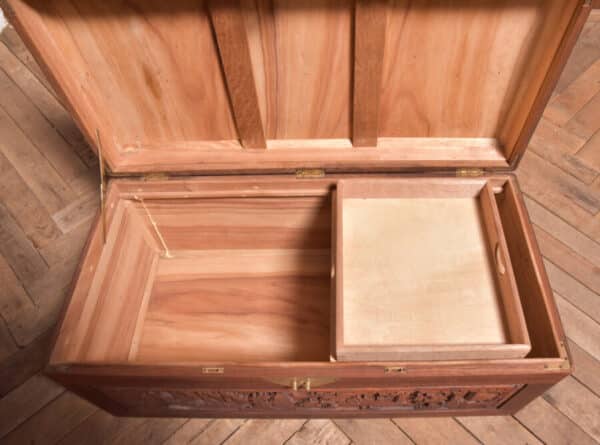 Chinese Camphor Wood Blanket / Storage Box SAI2525 - Image 11