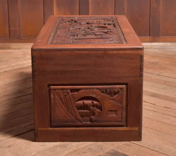 Chinese Camphor Wood Blanket / Storage Box SAI2525 Antique Chests 11