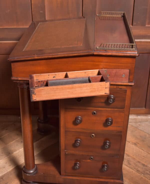 Victorian Rose Wood Davenport SAI2531 - Image 6