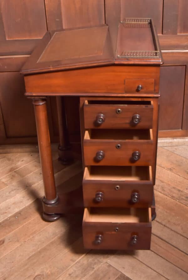 Victorian Rose Wood Davenport SAI2531 - Image 5