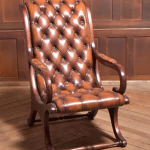 Mahogany & Leather Chair SAI2526 Vintage