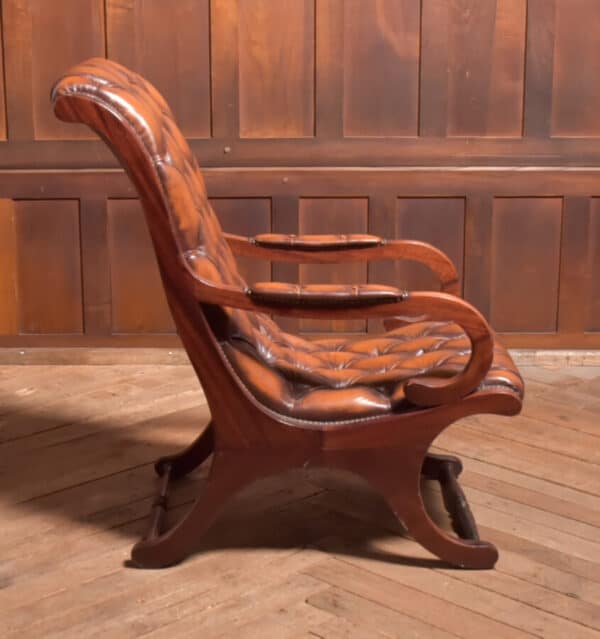 Mahogany & Leather Chair SAI2526 Vintage 9