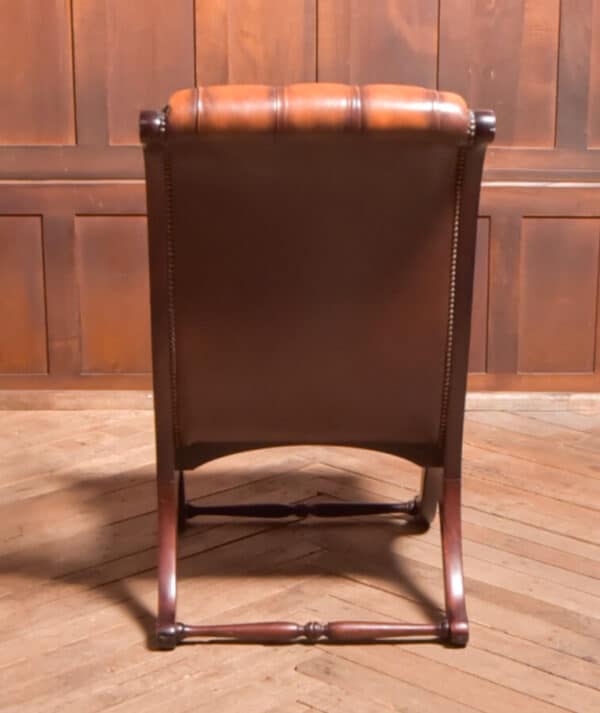 Mahogany & Leather Chair SAI2526 Vintage 8