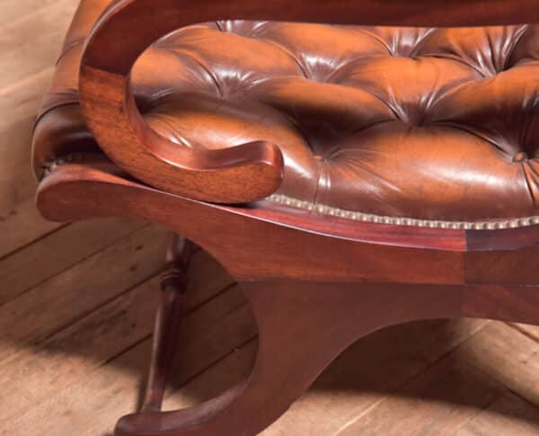 Mahogany & Leather Chair SAI2526 Vintage 5