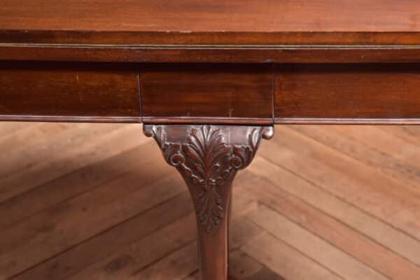 Victorian Mahogany Demi Lune Card Table SAI2527 - Image 13