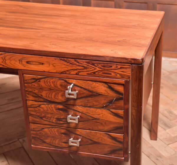 Beautiful Vintage Rosewood Writing Desk SAI2528 - Image 3