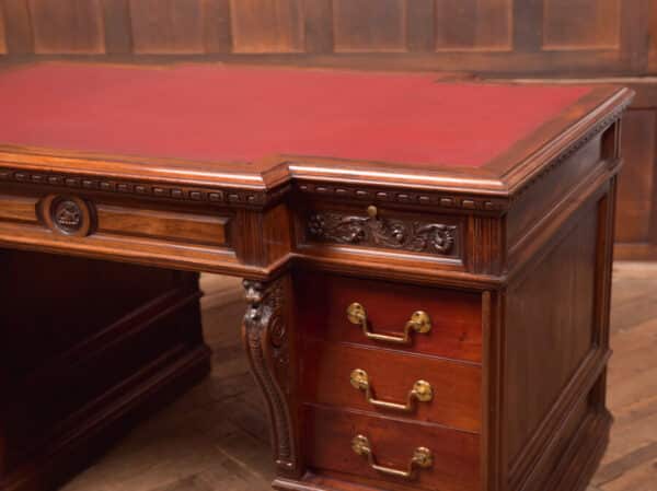 Edwardian Mahogany Partners Desk SAI2518 - Image 3