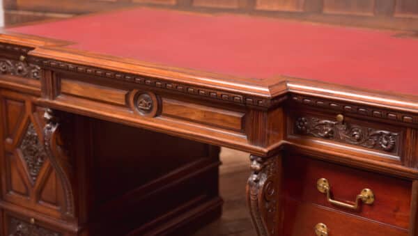 Edwardian Mahogany Partners Desk SAI2518 - Image 17