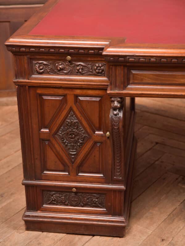 Edwardian Mahogany Partners Desk SAI2518 - Image 16