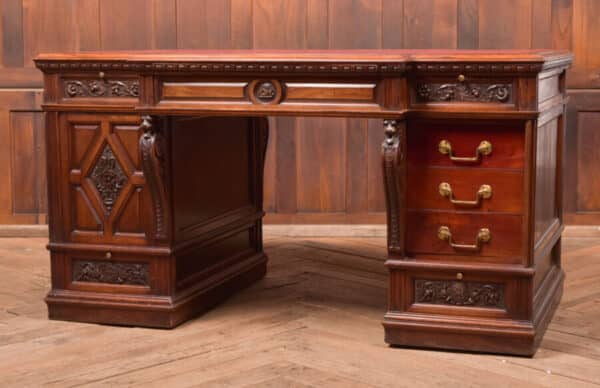 Edwardian Mahogany Partners Desk SAI2518 Antique Desks 17