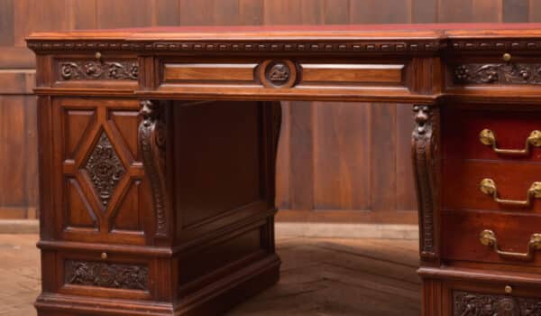 Edwardian Mahogany Partners Desk SAI2518 - Image 14