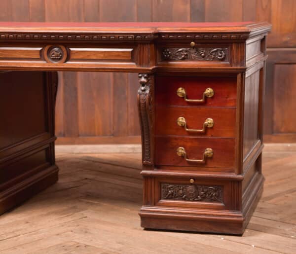 Edwardian Mahogany Partners Desk SAI2518 - Image 13