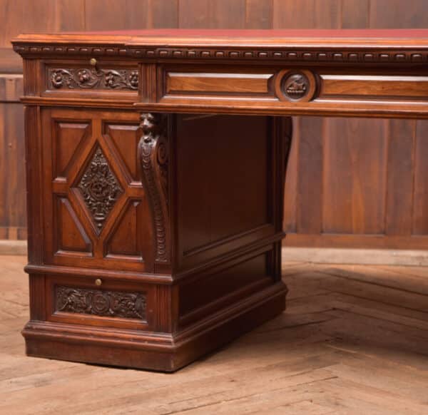 Edwardian Mahogany Partners Desk SAI2518 - Image 12