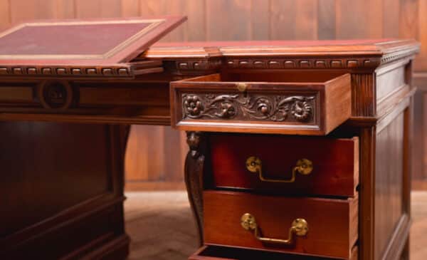 Edwardian Mahogany Partners Desk SAI2518 - Image 6