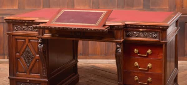 Edwardian Mahogany Partners Desk SAI2518 - Image 21