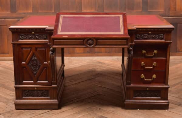 Edwardian Mahogany Partners Desk SAI2518 Antique Desks 29