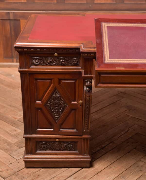 Edwardian Mahogany Partners Desk SAI2518 - Image 28