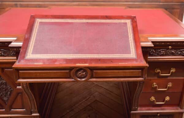 Edwardian Mahogany Partners Desk SAI2518 - Image 32