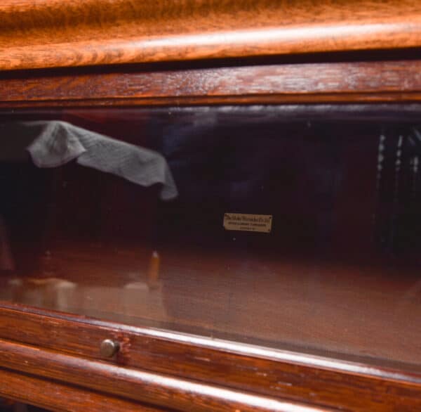3 Sectional Globe Wernicke Oak Bookcase SAI2535 - Image 20