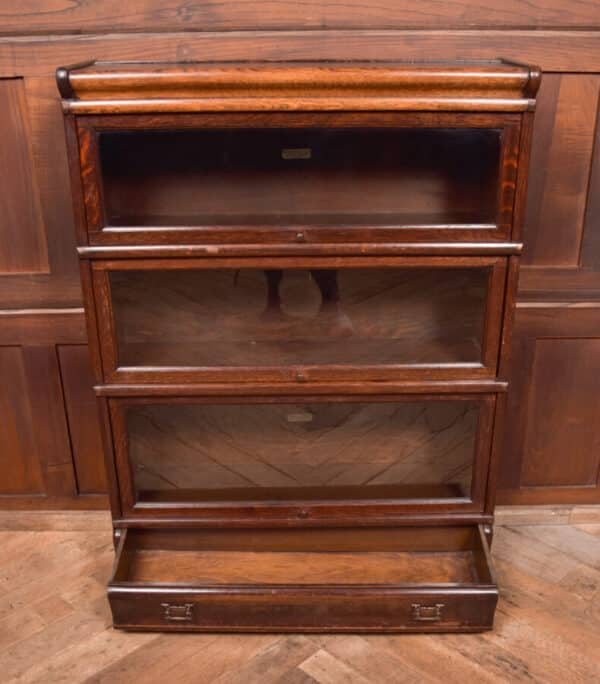 3 Sectional Globe Wernicke Oak Bookcase SAI2535 Antique Bookcases 19