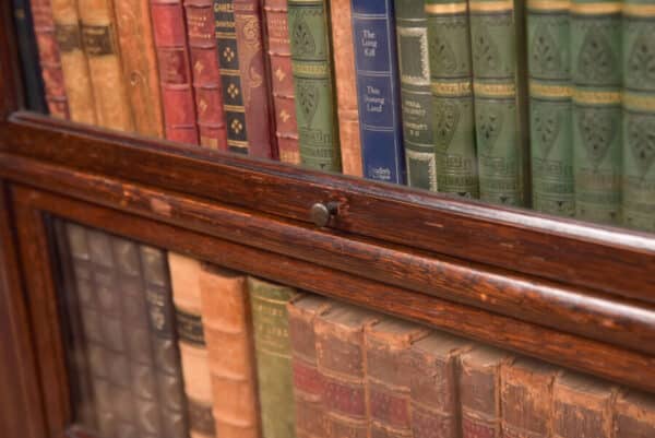 3 Sectional Globe Wernicke Oak Bookcase SAI2535 - Image 3
