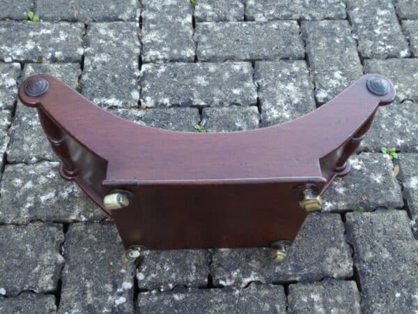 Georgian mahogany cheese coaster - Image 3
