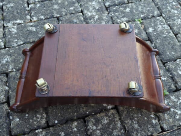 Georgian mahogany cheese coaster - Image 5