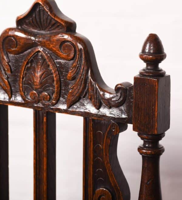 Pair Of Oak Hall Chairs SAI1228 - Image 17