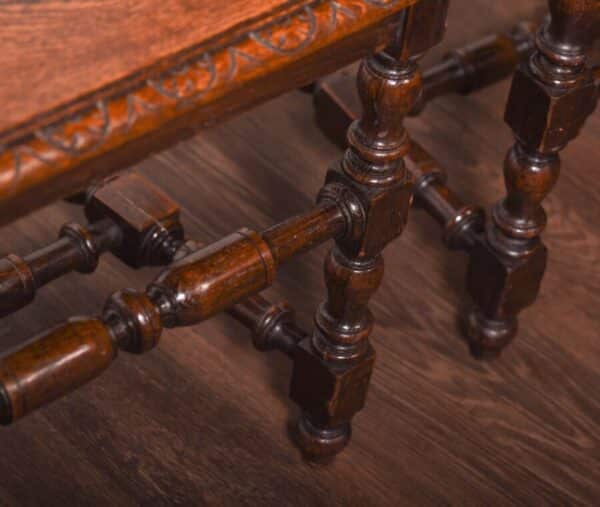 Pair Of Oak Hall Chairs SAI1228 - Image 11
