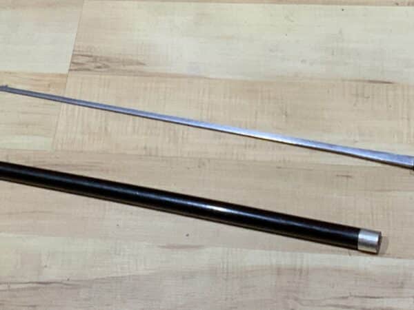 Stunning quality Gentleman’s walking stick sword stick with silver mounts - Image 4