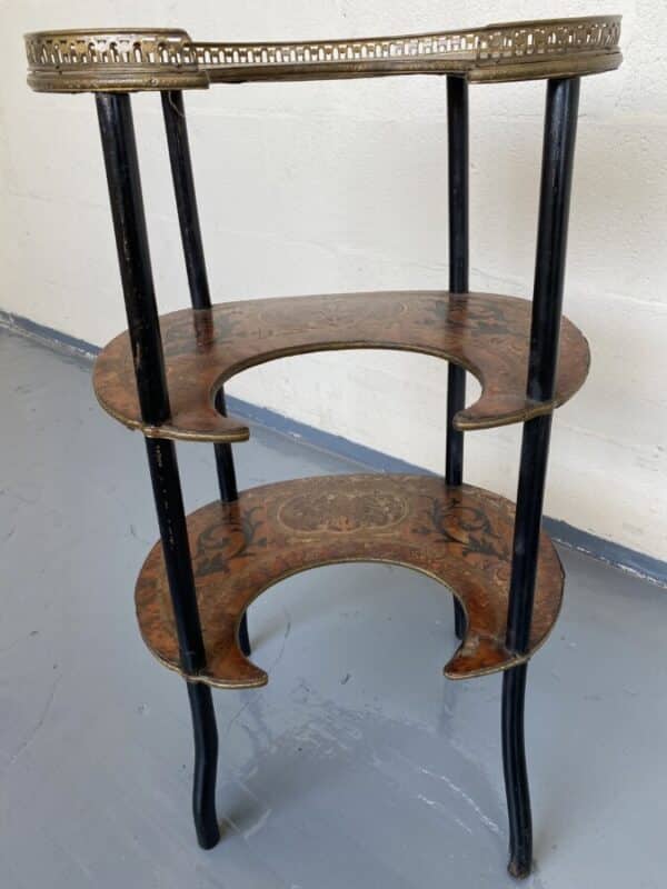 Rare Etagere whatnot display table - Image 4