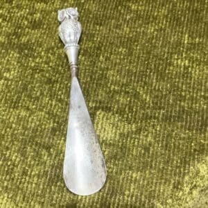 Silver owl double side heads shoehorn Antique Silver