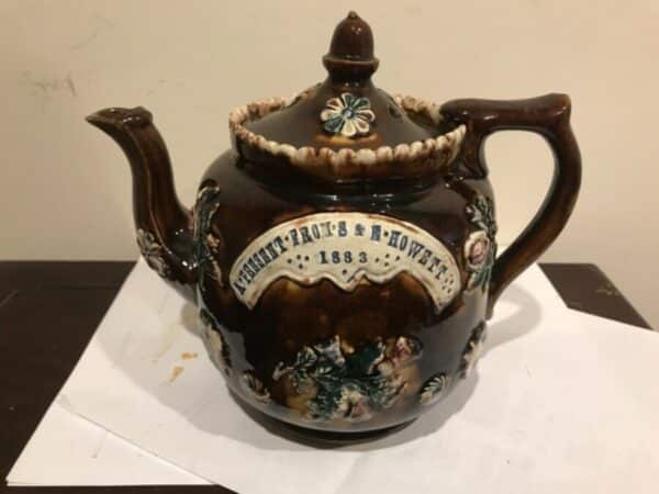 Barge ware teapot 1883