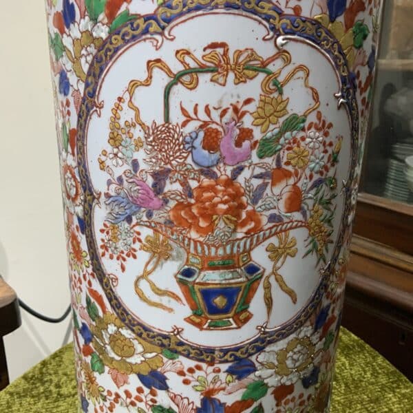 Chinese Porcelain Hand painted large 19th century Vase Antique Ceramics 5