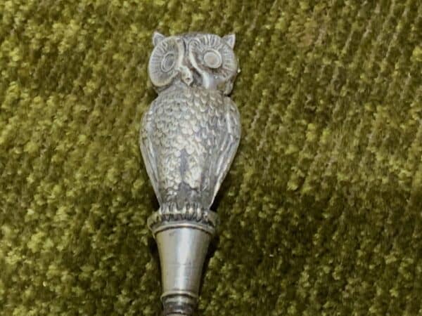 Silver owl double side heads shoehorn - Image 2