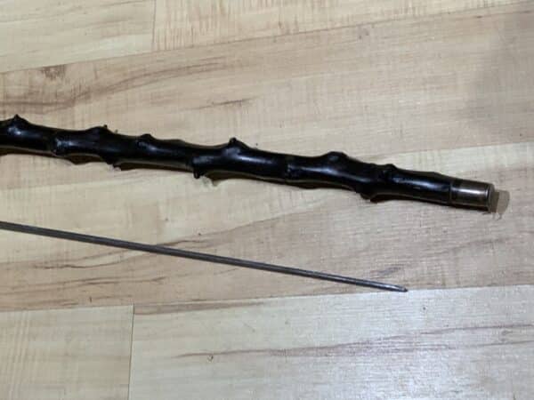 Irish Blackthorn officers walking stick sword stick Miscellaneous 6