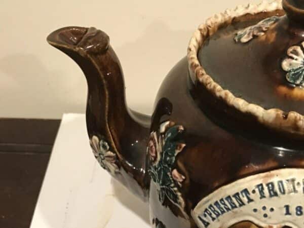 Barge ware teapot 1883 - Image 4