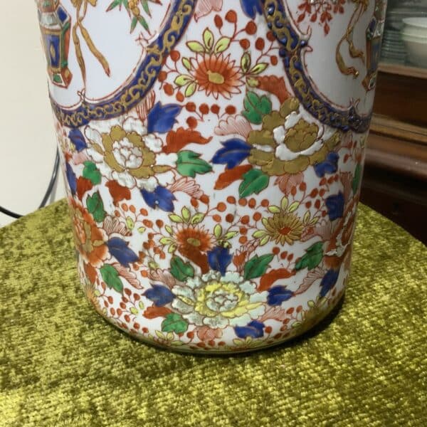 Chinese Porcelain Hand painted large 19th century Vase Antique Ceramics 8