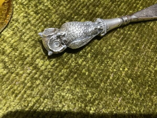 Silver owl double side heads shoehorn - Image 7