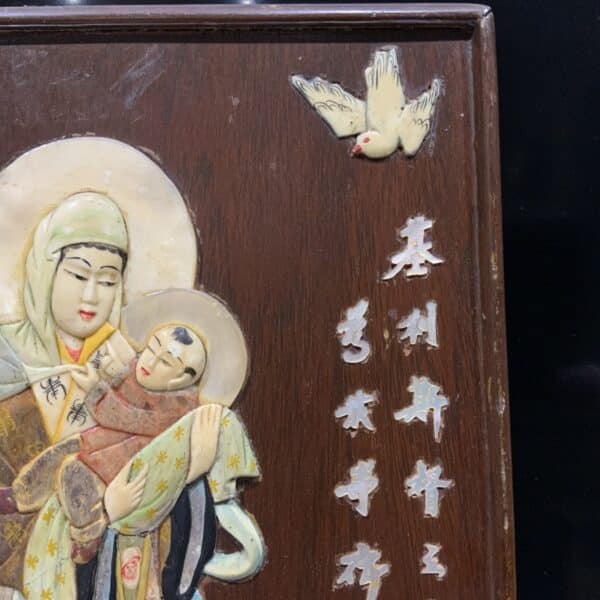 Chinese art work on board circa 19th Century - Image 4