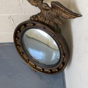 Convex Mirror Regency Style Antique Mirrors