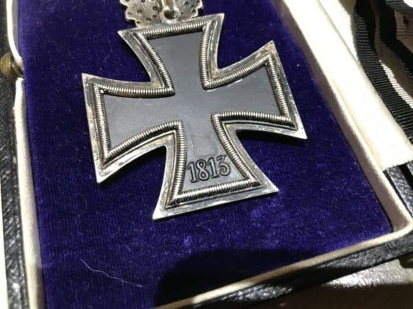 Knights Cross with oak leaves crossed swords with Diamonds - Image 3