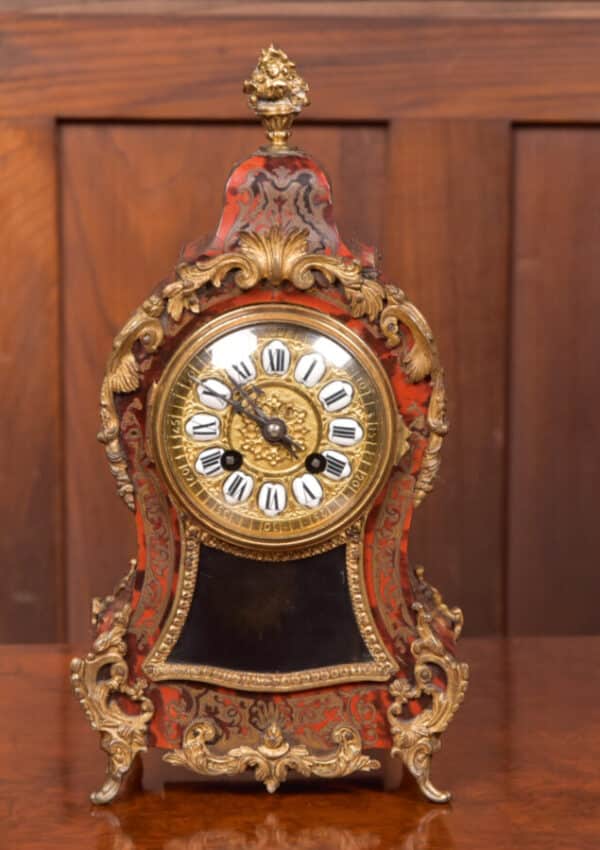 French Boulle Work Clock SAI2549 Antique Clocks 4