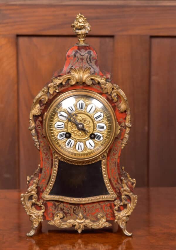 French Boulle Work Clock SAI2549 - Image 2