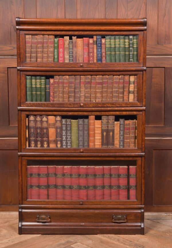Globe Wernicke 4 Sectional Bookcase SAI2536 Antique Bookcases 3