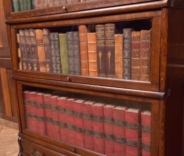 Globe Wernicke 4 Sectional Bookcase SAI2536 Antique Bookcases 4