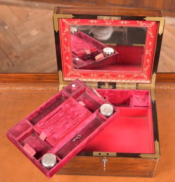 Victorian Rosewood Dressing Table Box SAI2541 - Image 7