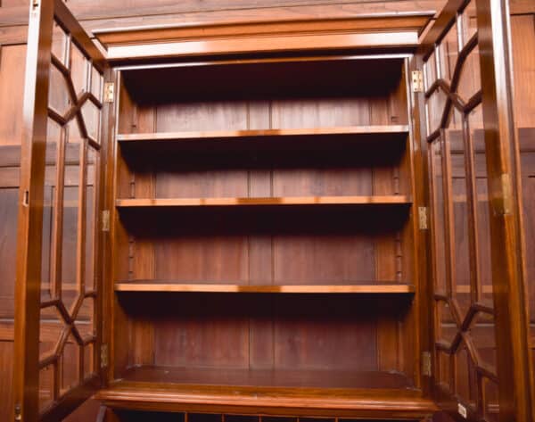 Edwardian Oak Bureau Bookcase SAI2547 - Image 6